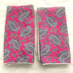 Ralph Lauren Paisley Azalea Pink 2 Euro Shams